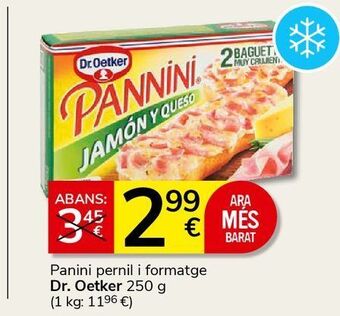 Consum Paninis dr oetker oferta