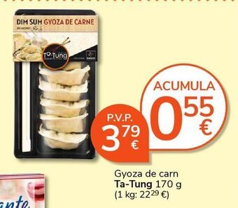 Consum Comida asiática ta tung oferta