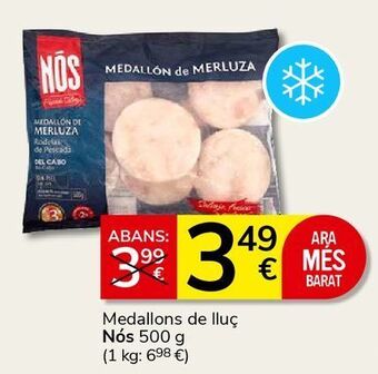 Consum Medallones de merluza nos oferta