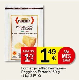 Consum Queso rallado ferrarini oferta