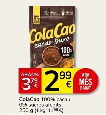 Consum Cacao soluble cola cao oferta
