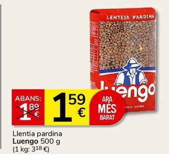 Consum Lentejas luengo oferta