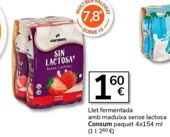 Consum Batido sin lactosa consum oferta