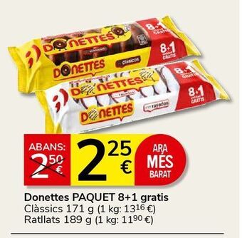 Consum Rosquillas donettes oferta