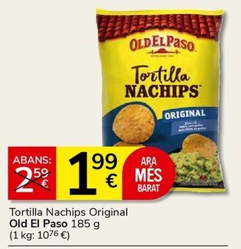Consum Tortillas chips old el paso oferta