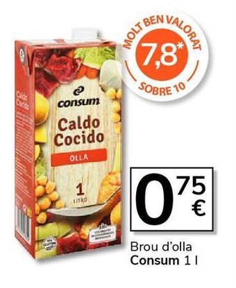 Consum Caldo de cocido consum oferta