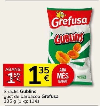 Consum Snacks grefusa oferta