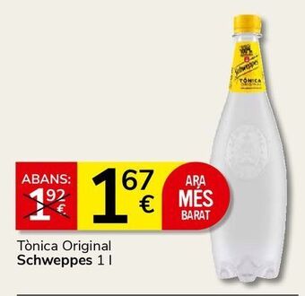 Consum Tónica schweppes oferta
