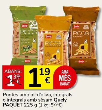 Consum Palitos de pan quely oferta