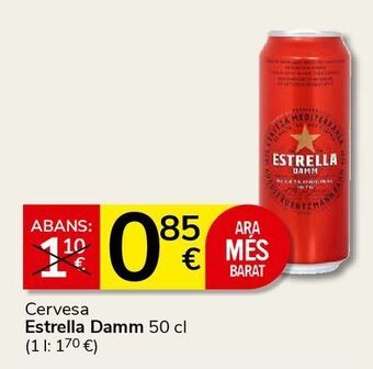 Consum Cerveza estrella damm oferta