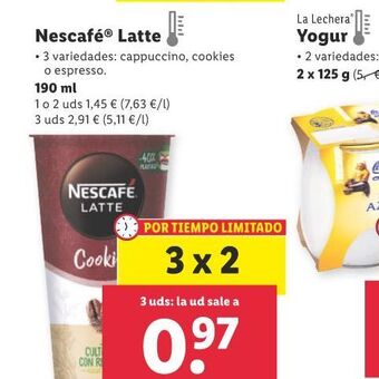Lidl Nescafé latte oferta