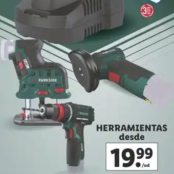 Lidl Diferentes herramientas oferta