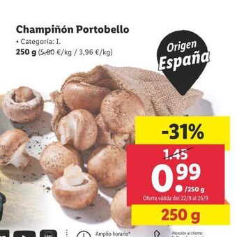 Lidl Champiñón oferta
