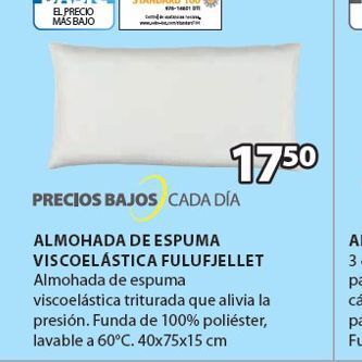 JYSK Almohada de espuma oferta