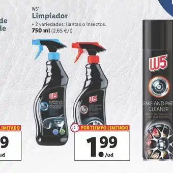 Lidl Limpiador de coches oferta
