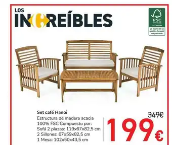 Carrefour Set Café Hanoi oferta