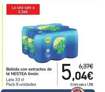 Carrefour Nestea Bebida Con Extractos De Té Limón oferta