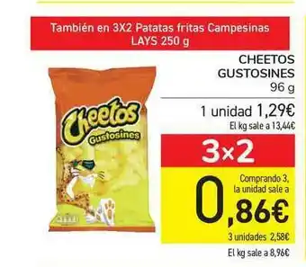 Carrefour Cheetos Gustosines 96g oferta