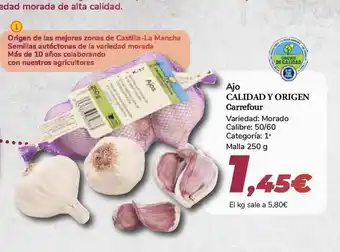 Carrefour Carrefour Ajo Calidad Y Origen oferta