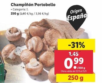 Lidl Champiñones oferta