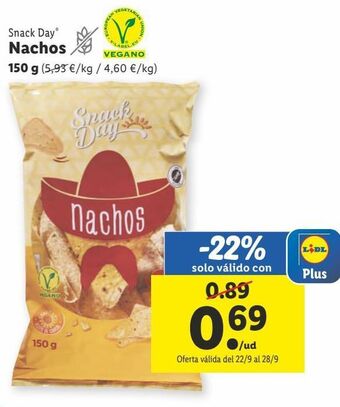 Lidl Nachos snack day oferta