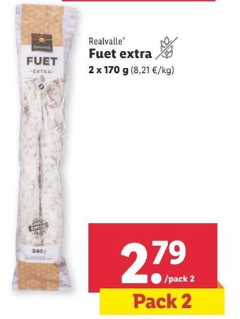Lidl Fuet realvalle oferta