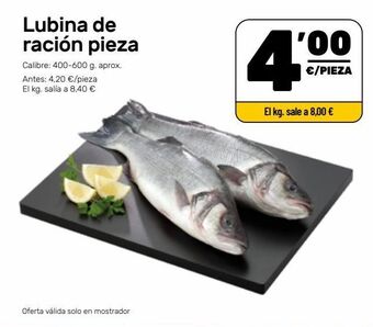 AhorraMas Lubina oferta