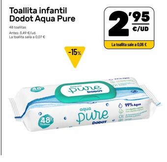 AhorraMas Toallitas húmedas para bebé dodot oferta