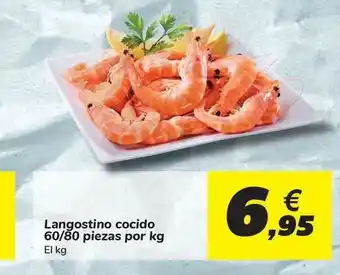 Carrefour Langostino Cocido 60/80 Piezas oferta