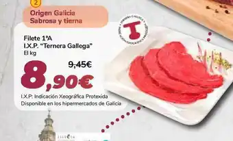 Carrefour Ternera Gallega Filete 1a A I.x.p. oferta