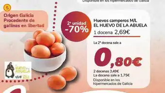 Carrefour M/L El Huevo De La Abuela Camperos oferta