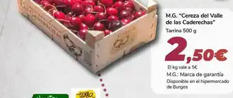 Carrefour M.g. Cereza Del Valle De Las Cederechas 500g oferta