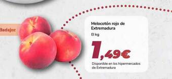 Carrefour Melocotón Rojo De Extremadura oferta