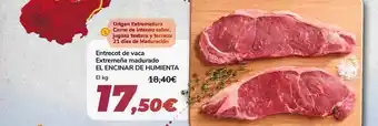 Carrefour El Encinar De Humienta Entrecot De Vaca Extremeña Madurado oferta