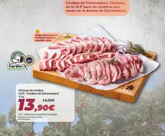 Carrefour Cordero De Extramadura Octavos De Cordero I.g.p. oferta