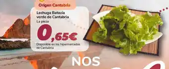 Carrefour Lechuga Batavia Verde De Cantabria oferta