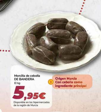 Carrefour Morcilla De Cebolla De Bandera oferta