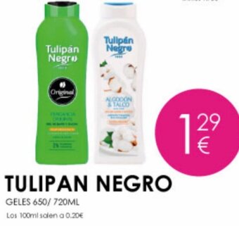 Muchas Perfumerías Tulipan Negro Geles oferta