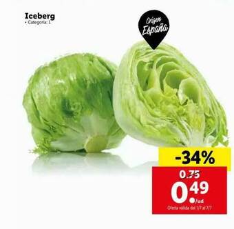 Lidl Iceberg oferta