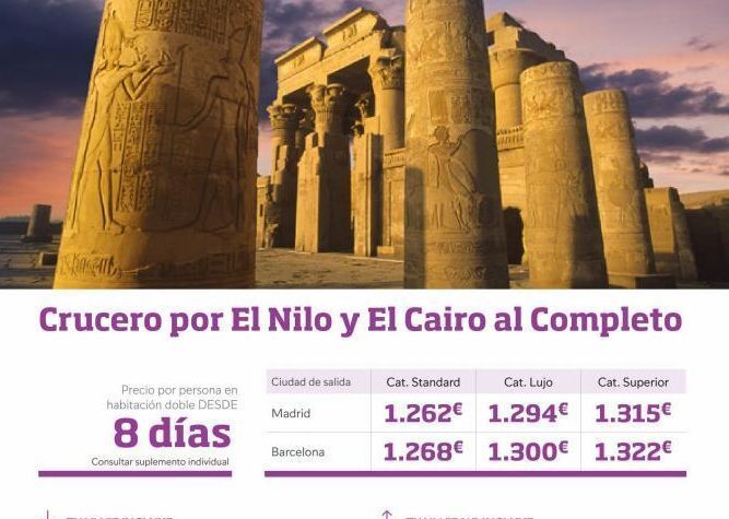 Viajes Eroski Cruceros por el nilo oferta