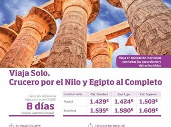Viajes Eroski Cruceros por el nilo oferta