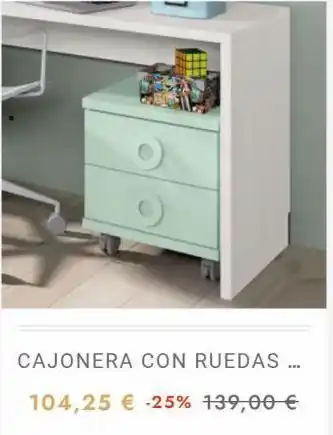 Muebles Rey Cajonera con ruedas oferta