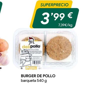 Masymas Burger de pollo oferta