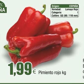 FROIZ Pimiento rojo oferta
