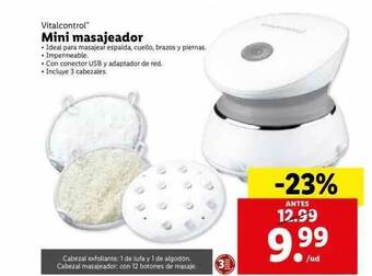 Lidl Vitalcontrol Mini Masajeador oferta