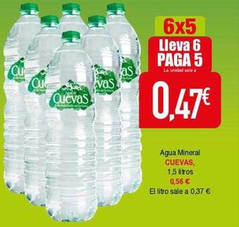 Masymas Agua mineral cuevas oferta