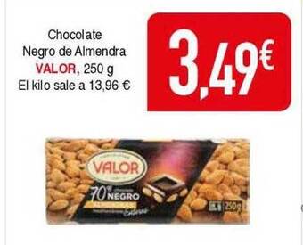 Masymas Chocolate negro de almendra valor oferta