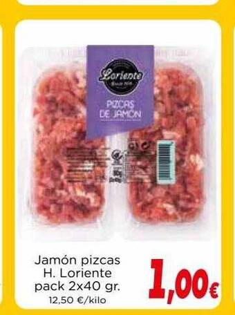Proxi Jamón pizcas h. loriente pack 2 oferta