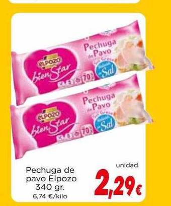 Pechuga de pavo elpozo