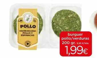 Proxi Burguer pollo - verduras oferta